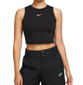 NIKE - Women's Crop Top Sports Shirt - Black