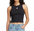 adidas Women's Tank Top Crop Top Cotton Shirt Black Fitness Shirt