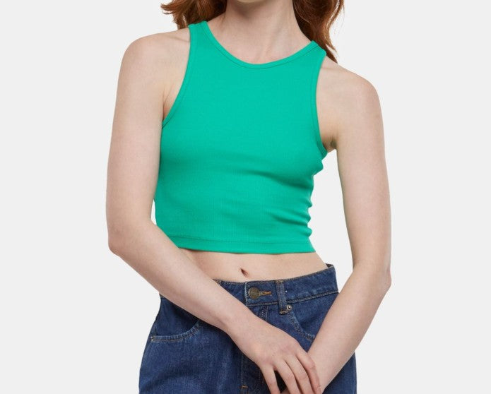Women's T-Shirt Stretch with Cotton Green