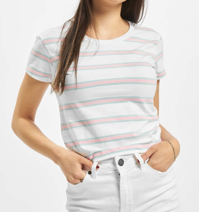 Women's T-Shirt Stretch with Cotton White