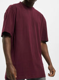 Men's T-Shirt Oversize&nbsp; with Cotton Bordeaux-Red