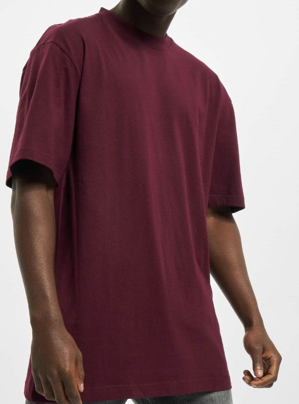 Men's T-Shirt Oversize&nbsp; with Cotton Bordeaux-Red