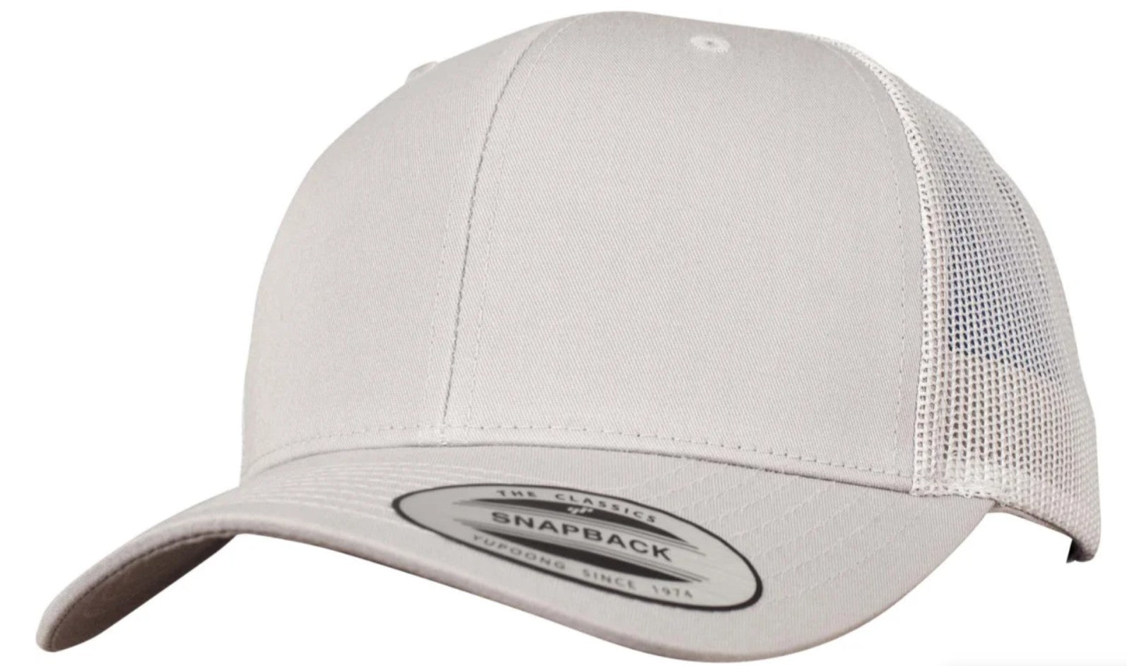 Modern Flexfit unisex cap, mesh with cotton, grey