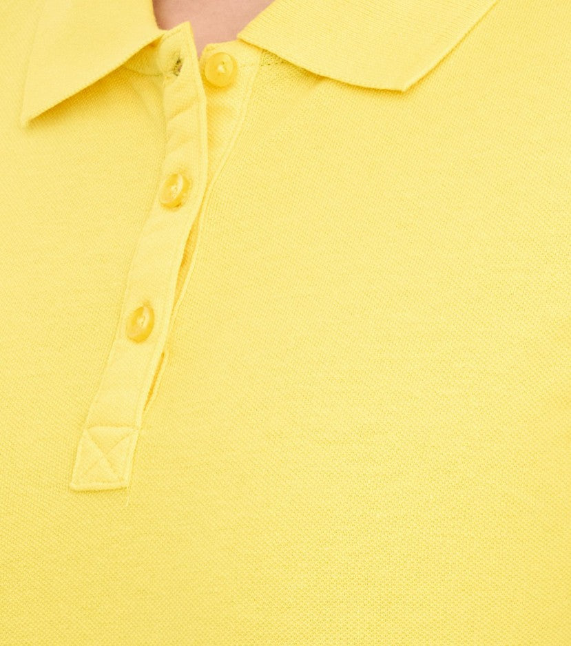 ELEVATE Helios Women's Polo Shirt, Cotton Pique Knit-Yellow