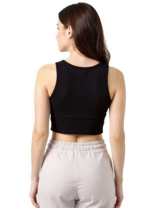 ZEGY Damen Crop-Schwarz