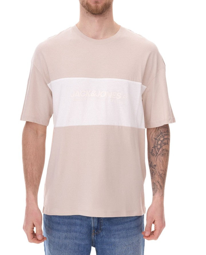 JACK &amp; JONES Herren Rundhals-Shirt Baumwoll-Shirt T-Shirt