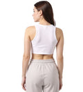 ZEGY Damen Crop-Weiß