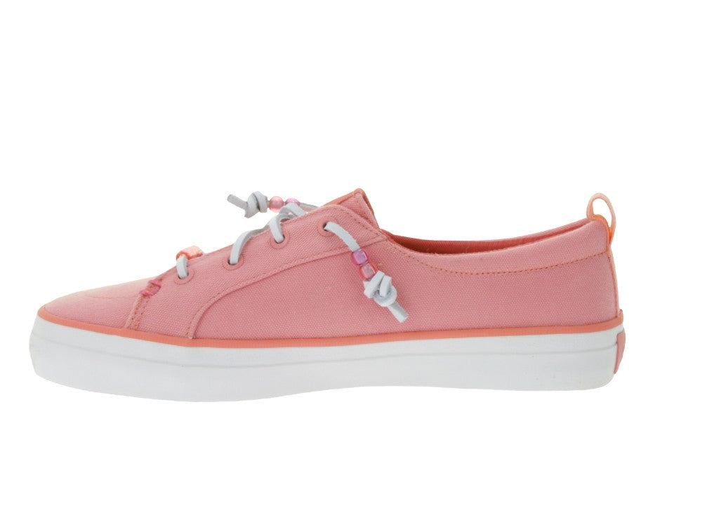 SPERRY Crest Vibe Canvas Damen Freizeit-Sneaker -Schuhe-Flamingo Pink