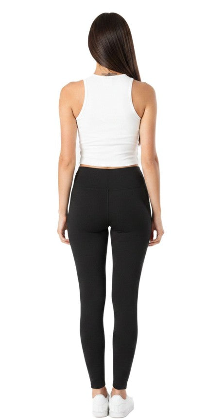 adidas Women's Tank Top Crop Top Cotton Shirt White Fitness Shirt