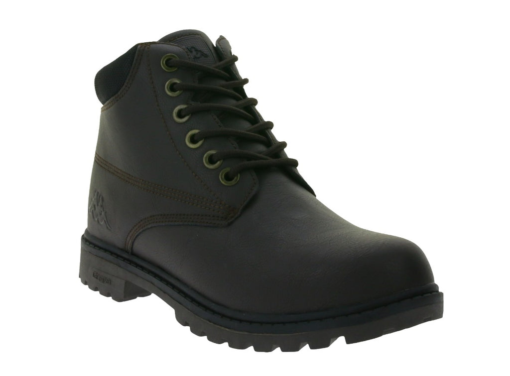 Kappa Logo Tennessee 2 Herren Winter-Stiefelette Schnür-Boots-Schwarz