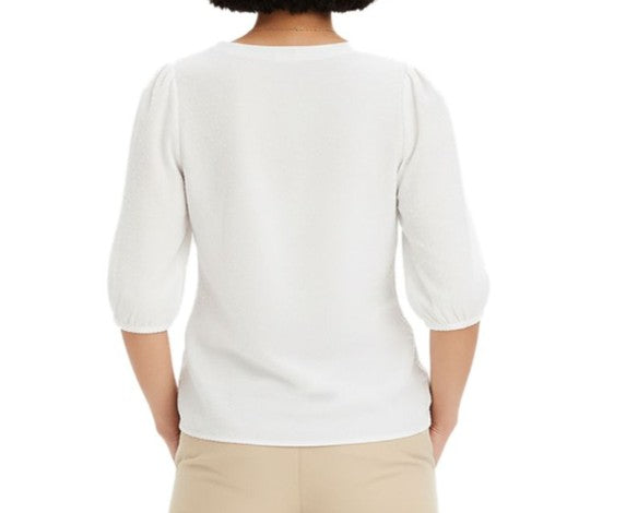 Women's Blouses Made of a Fine Viscose Blend, Summer Shirt with 3/4 Sleeves,