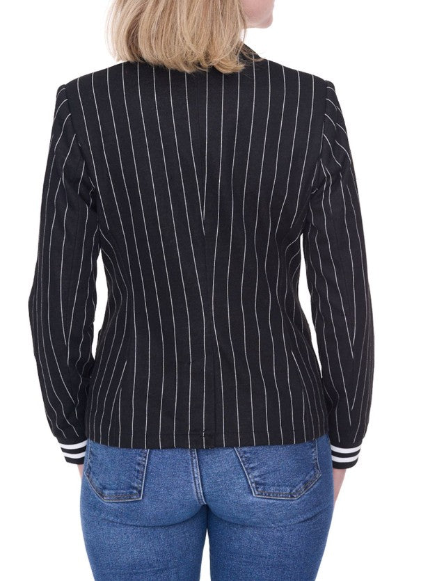 AjC Blazer Damen Business-Jacke Schwarz