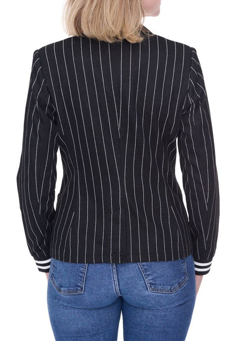 AjC Blazer Damen Business-Jacke Schwarz