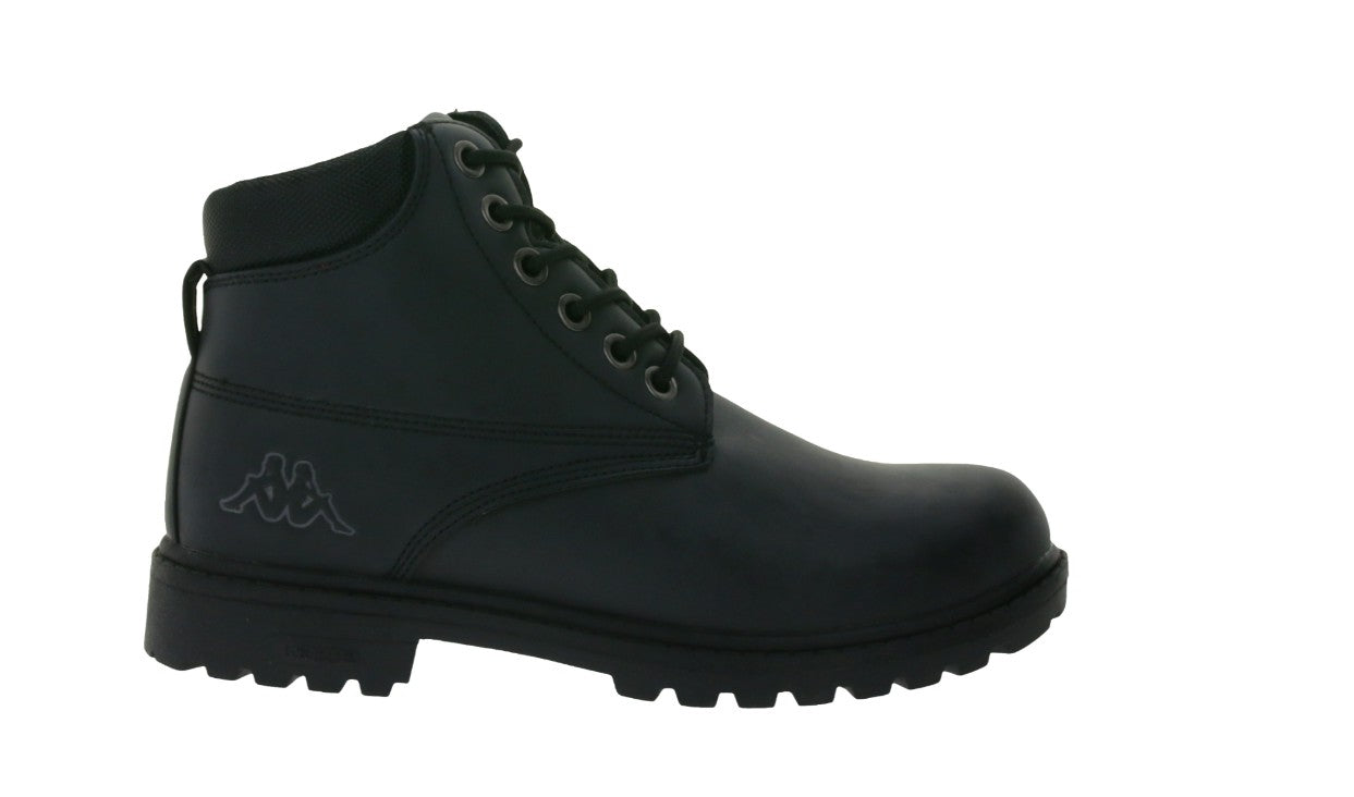Kappa Logo Tennessee 2 Herren Winter-Stiefelette Schnür-Boots-Schwarz