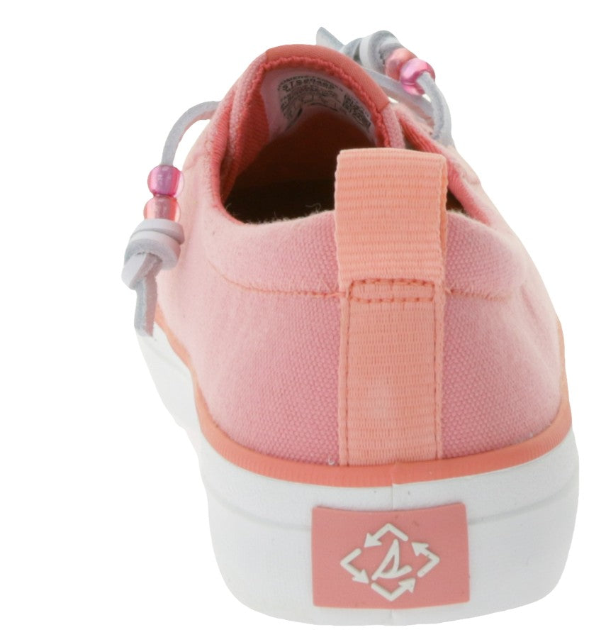 SPERRY Crest Vibe Canvas Damen Freizeit-Sneaker -Schuhe-Flamingo Pink