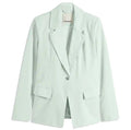 stylischer Damen Ausgeh-Blazer-Baumwoll-Blazer-Mint