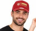 PUMA Unisex Serbien Trucker Cap mit Serbien Wappen Bordeauxrot
