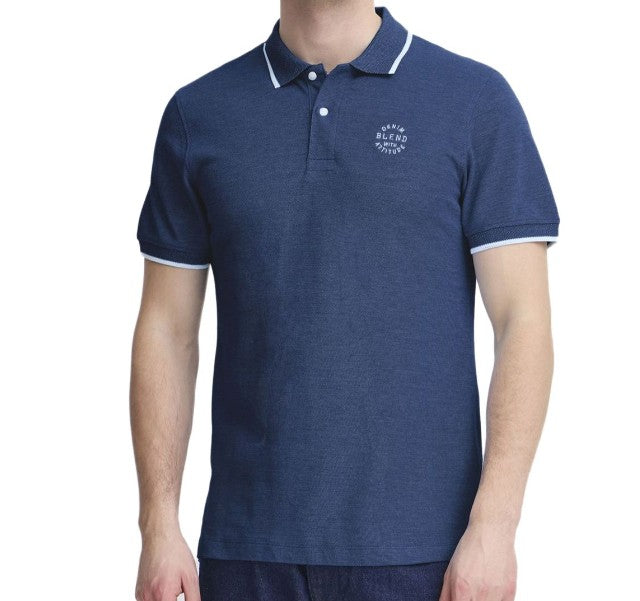 Classic BLEND Men's Polo Shirt Cotton Shirt Beige (Copy)
