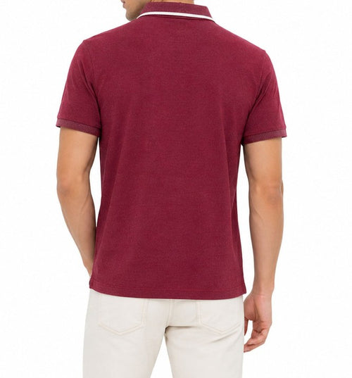 Classic BLEND Men's Polo Shirt Cotton Shirt red