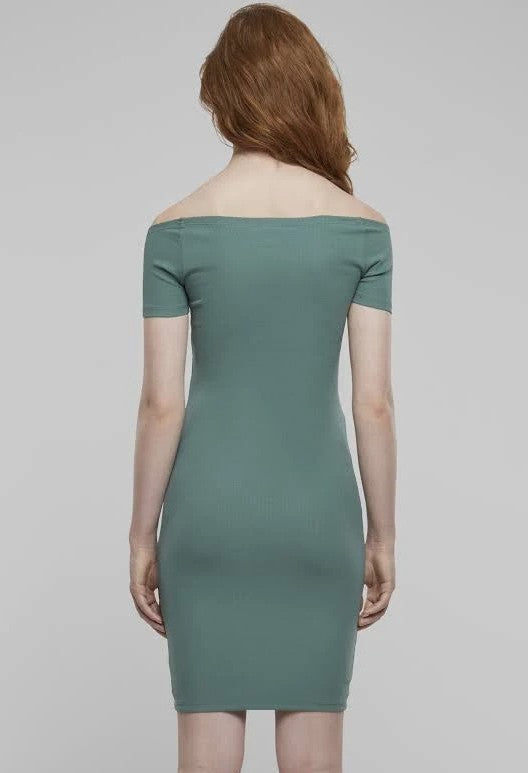 women's dress, stretch fabric with cotton